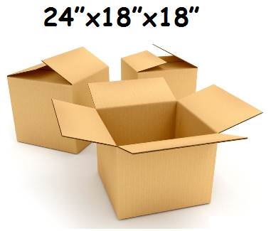 50 x X-Large S/W Cardboard Packing Moving Boxes 24"x18"x18"